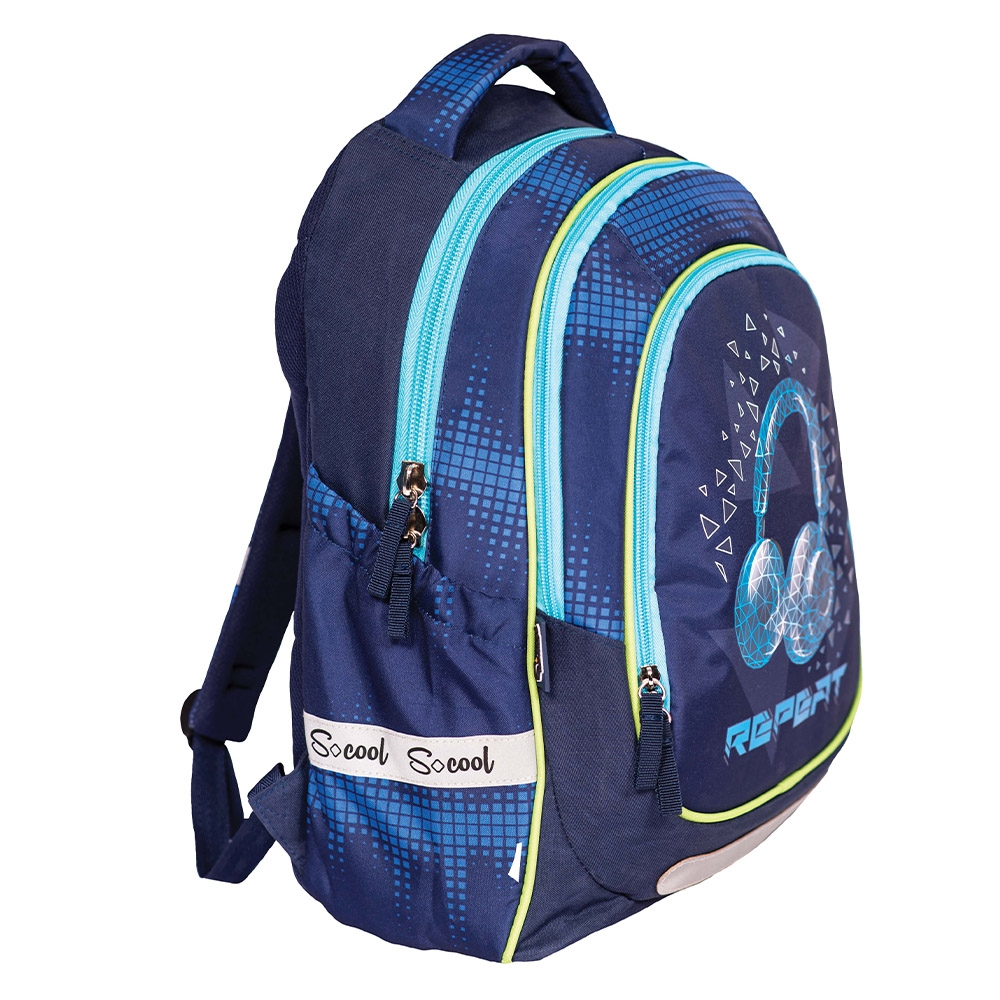 Ghiozdan anatomic-light compartiment laptop, REPEAT, 41x28x21 cm - S-COOL - imagine 2