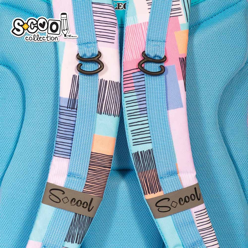 Ghiozdan anatomic LIGHT IT'S OK, 41x28x21 cm S-COOL - imagine 11