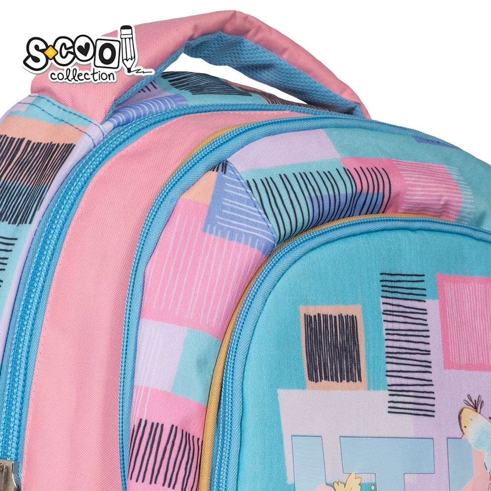 Ghiozdan anatomic LIGHT IT'S OK, 41x28x21 cm S-COOL - imagine 12