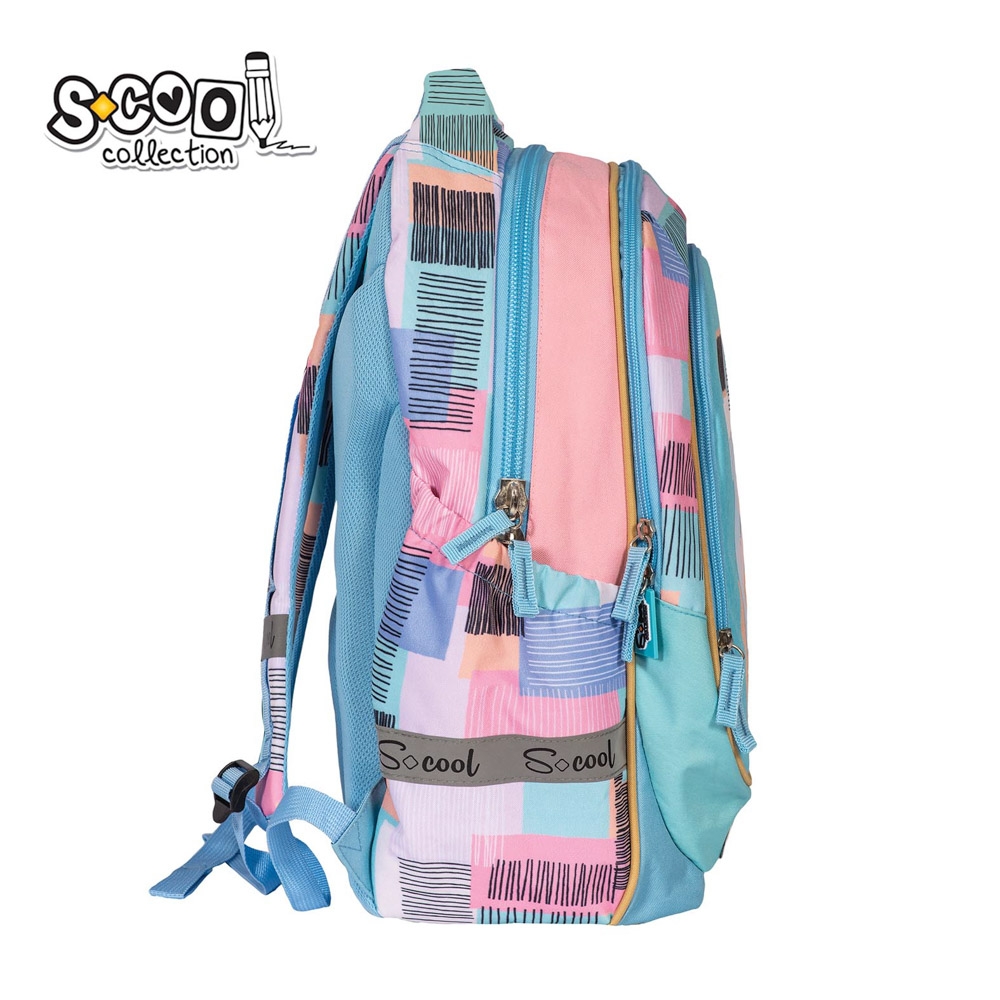 Ghiozdan anatomic LIGHT IT'S OK, 41x28x21 cm S-COOL - imagine 3