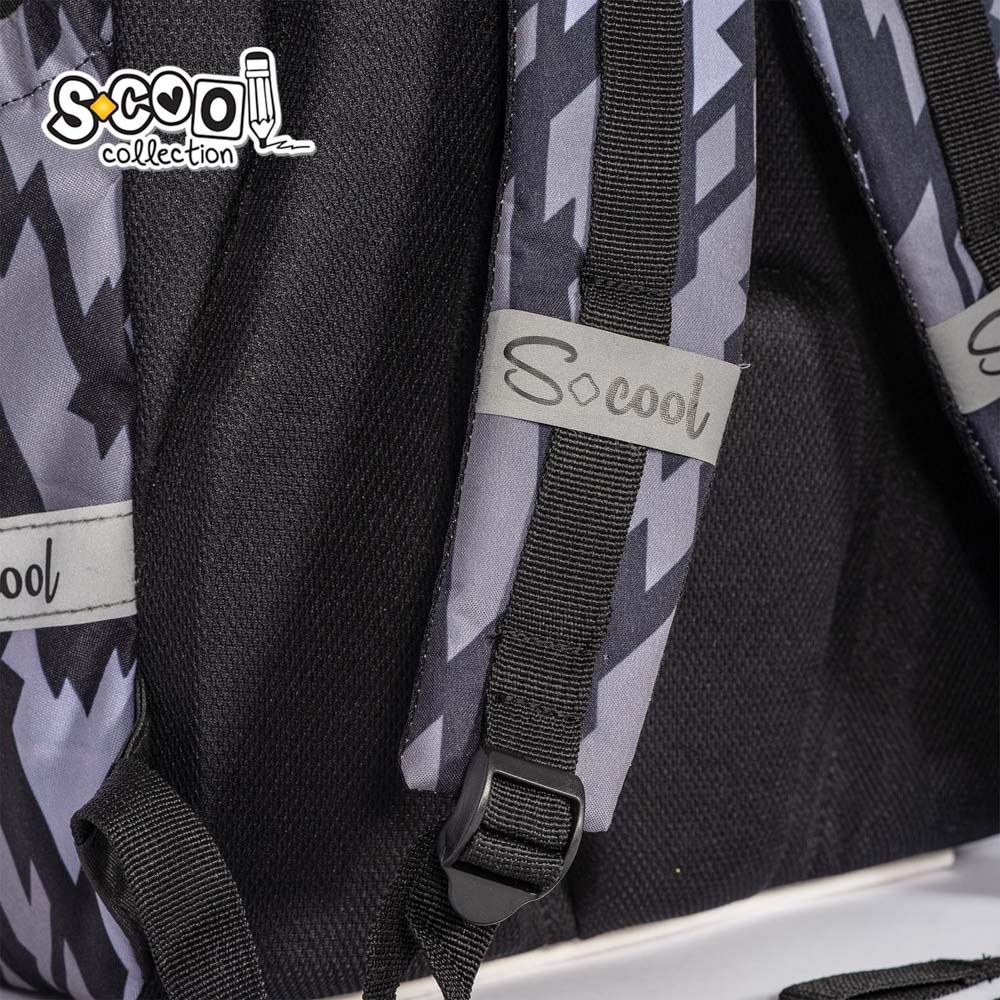 Ghiozdan anatomic LIGHT KEEP GOING ON, 41x28x21 cm S-COOL - imagine 6