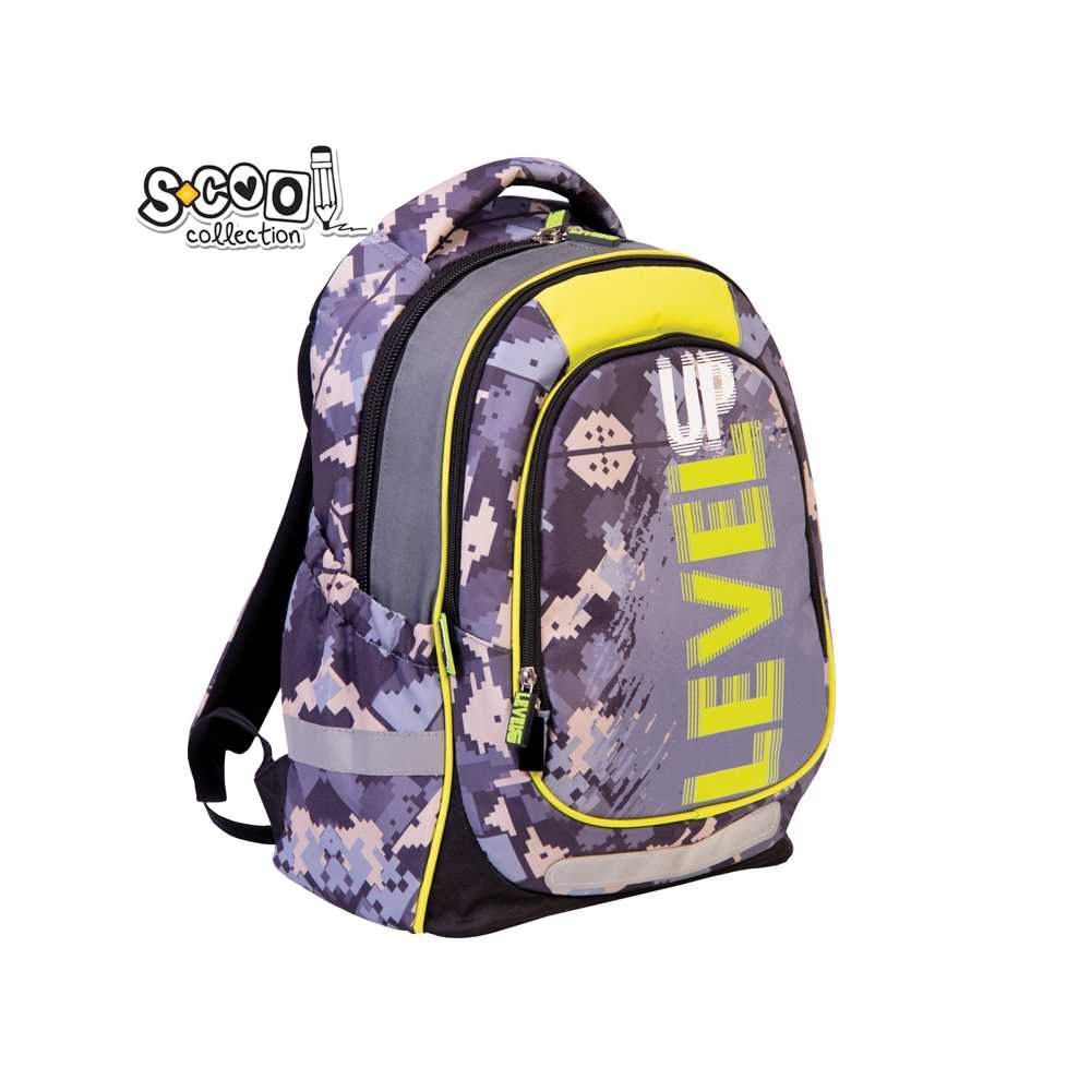 Ghiozdan anatomic LIGHT LEVEL UP, 41 cm - S-COOL - imagine 2