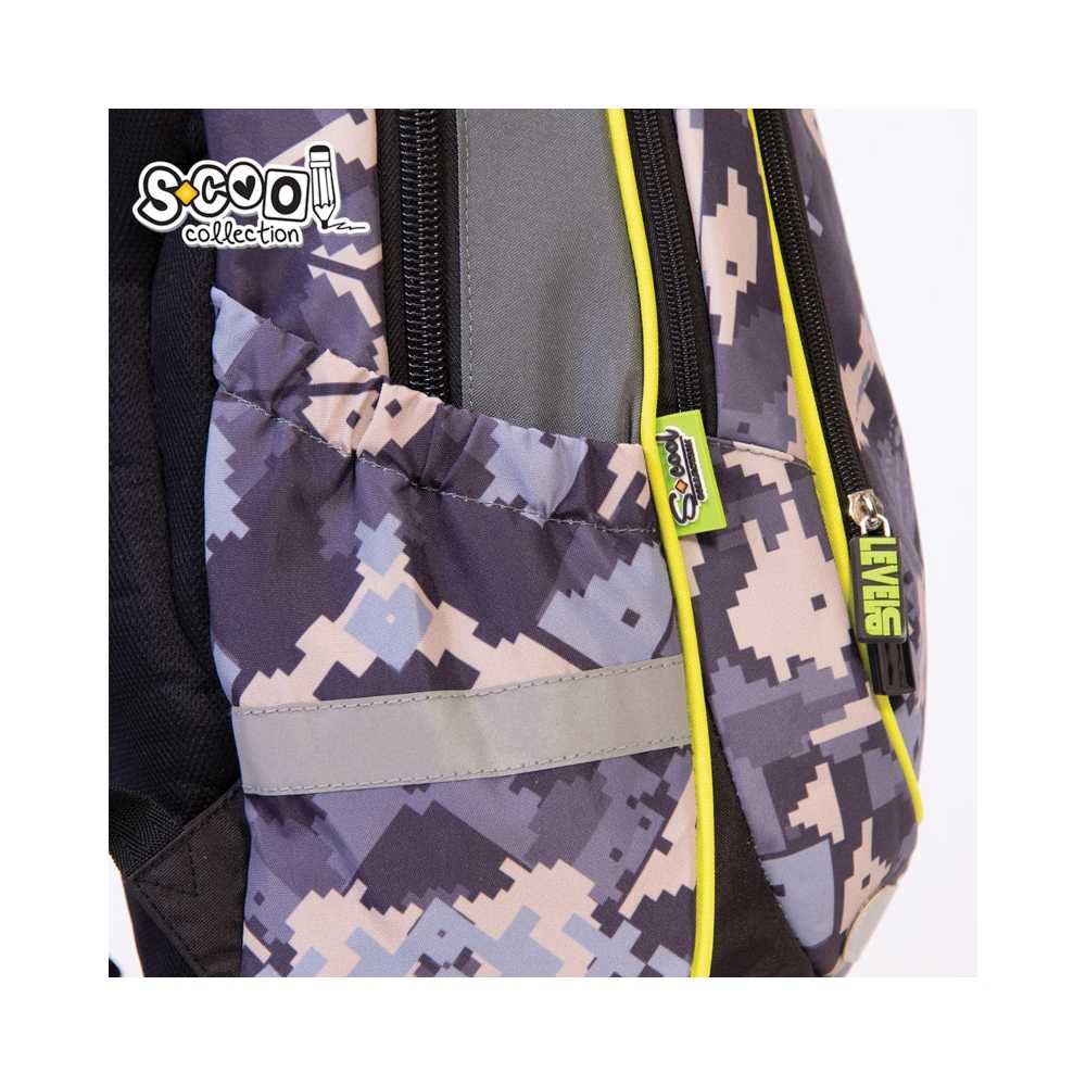 Ghiozdan anatomic LIGHT LEVEL UP, 41 cm - S-COOL - imagine 6