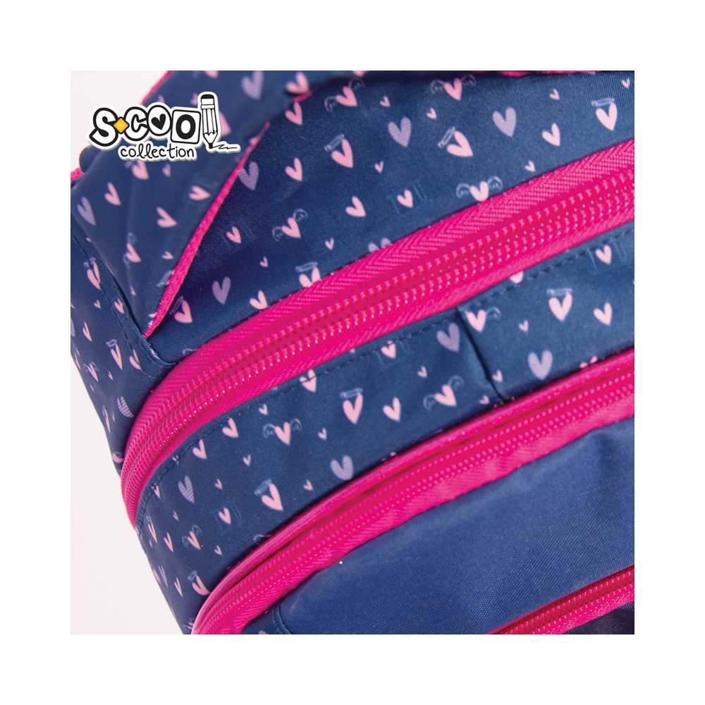 Ghiozdan anatomic LIGHT SMILE&SHINE, 41 cm - S-COOL - imagine 4