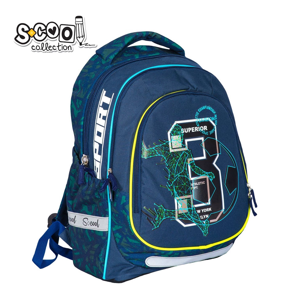 Ghiozdan anatomic LIGHT SUPERIOR, 41x28x21 cm S-COOL - imagine 2