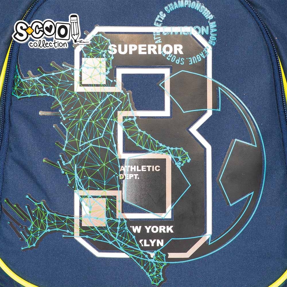 Ghiozdan anatomic LIGHT SUPERIOR, 41x28x21 cm S-COOL - imagine 12