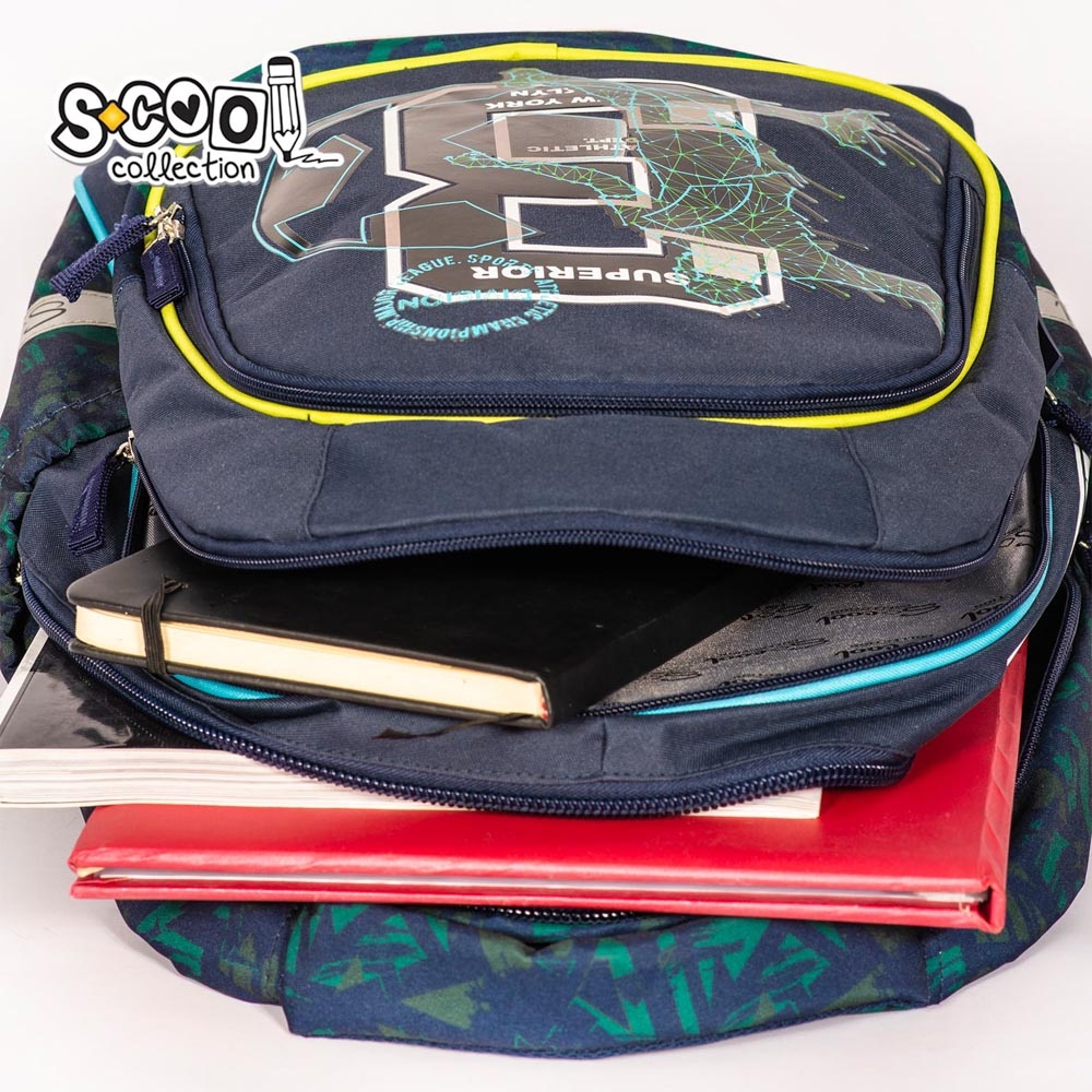 Ghiozdan anatomic LIGHT SUPERIOR, 41x28x21 cm S-COOL - imagine 6