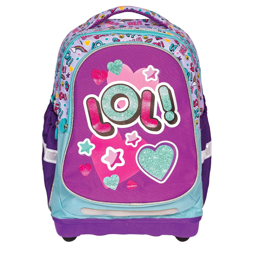 Ghiozdan anatomic LOL, 38x39x19,5 cm - YOLLO