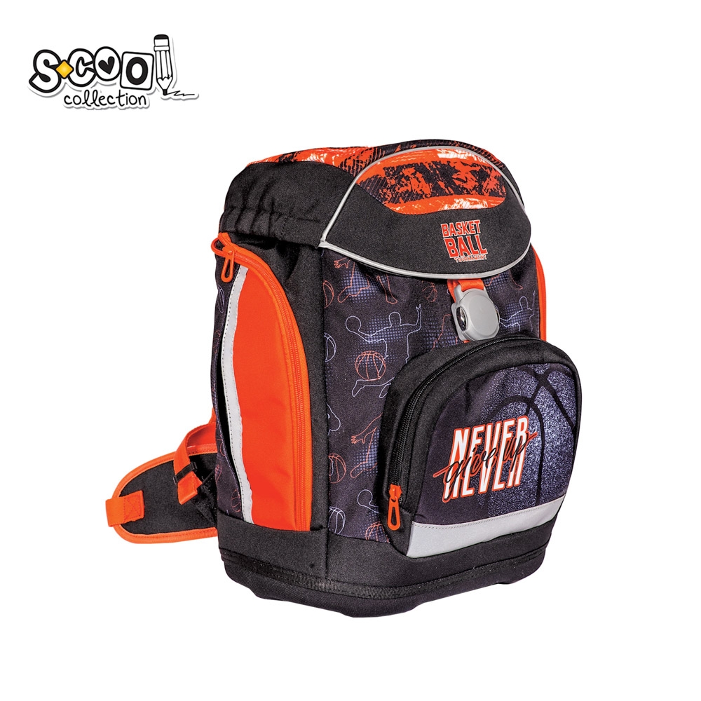 Ghiozdan anatomic NEVER GIVE UP, 41x28x21 cm - S-COOL - imagine 2