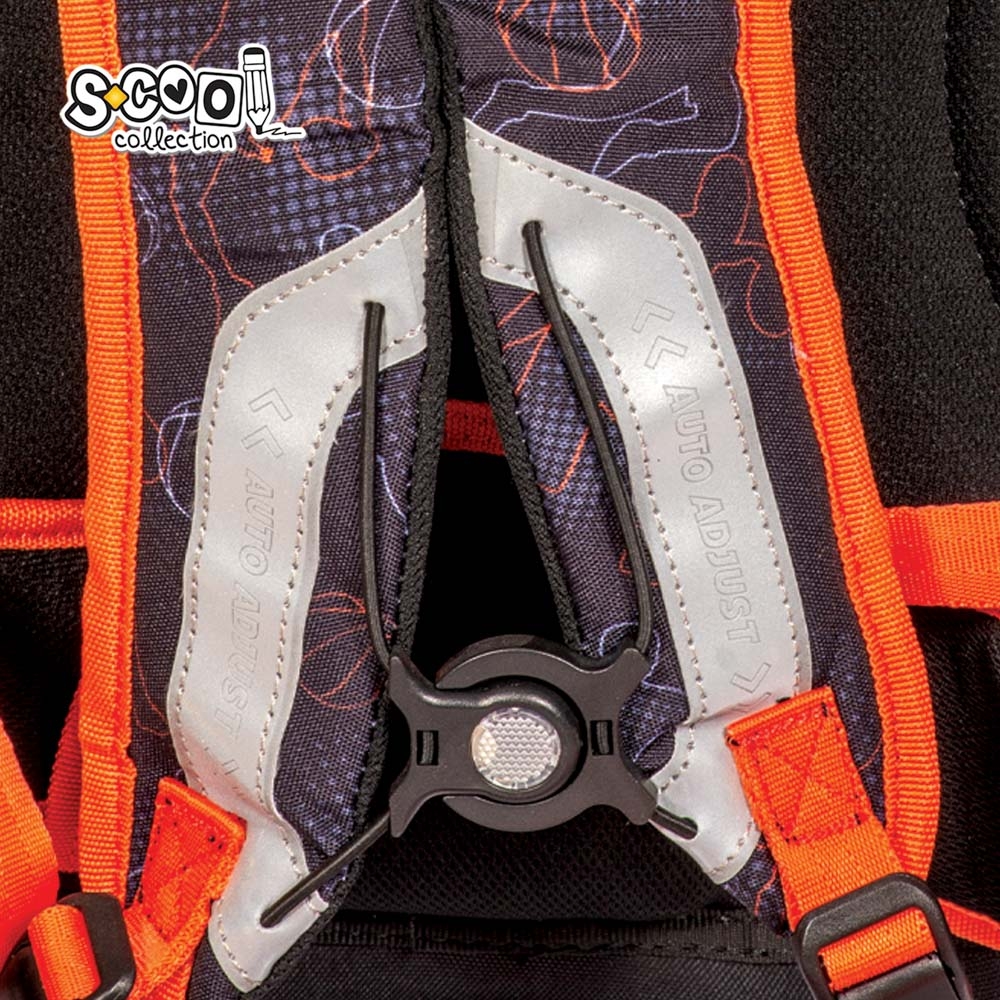 Ghiozdan anatomic NEVER GIVE UP, 41x28x21 cm - S-COOL - imagine 6