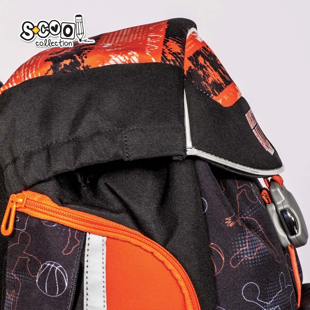 Ghiozdan anatomic NEVER GIVE UP, 41x28x21 cm - S-COOL - imagine 8