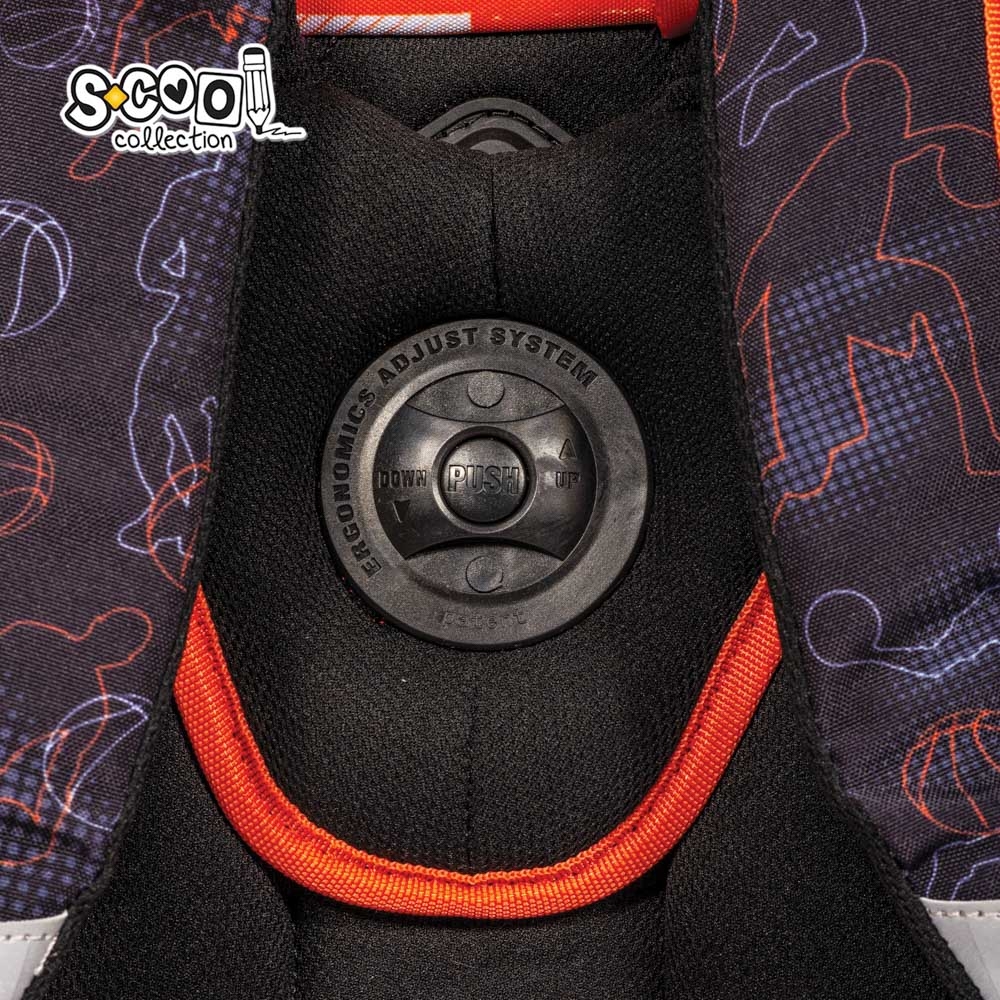 Ghiozdan anatomic NEVER GIVE UP, 41x28x21 cm - S-COOL - imagine 9