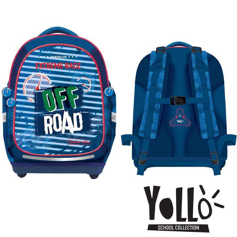 Ghiozdan anatomic OFF ROAD, 38x39x19,5cm - S-COOL