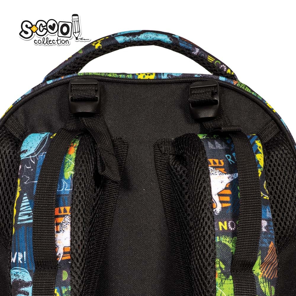 Ghiozdan anatomic RAWR, 38x39x19.5 cm - S-COOL - imagine 9