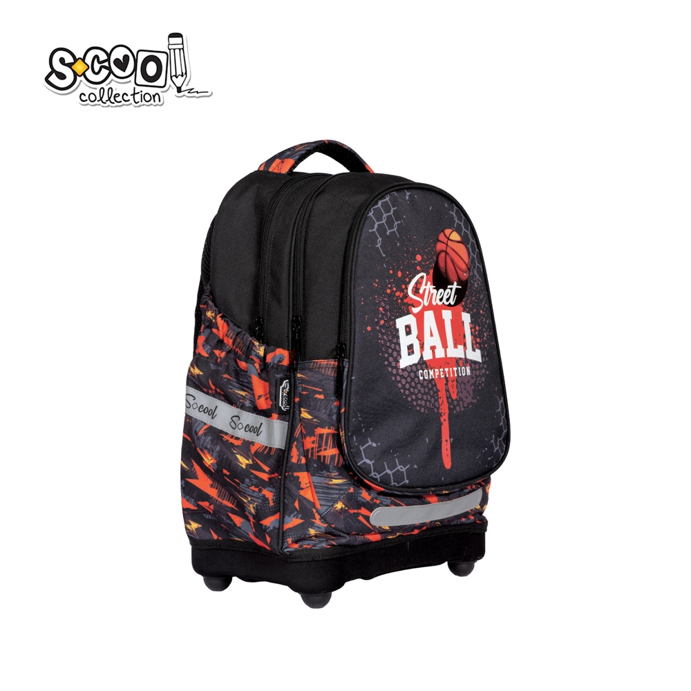 Ghiozdan anatomic STREET BALL, 38x39x19.5 cm - S-COOL - imagine 2