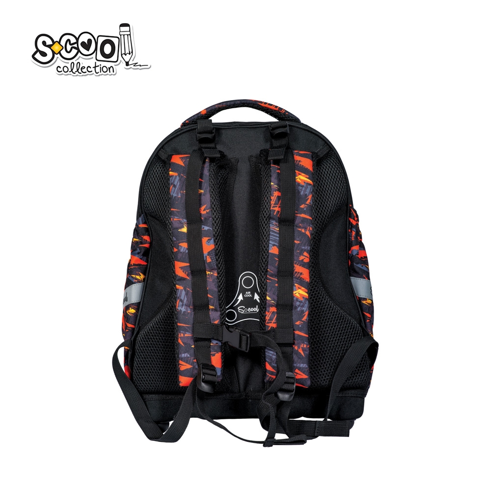 Ghiozdan anatomic STREET BALL, 38x39x19.5 cm - S-COOL - imagine 3