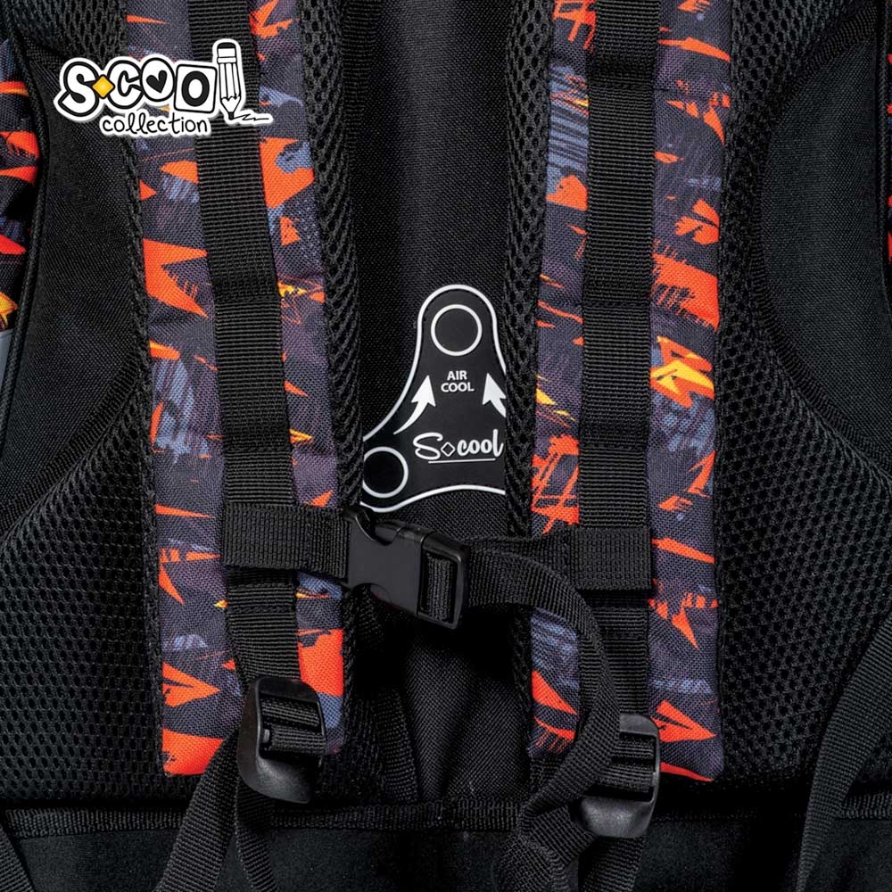 Ghiozdan anatomic STREET BALL, 38x39x19.5 cm - S-COOL - imagine 8