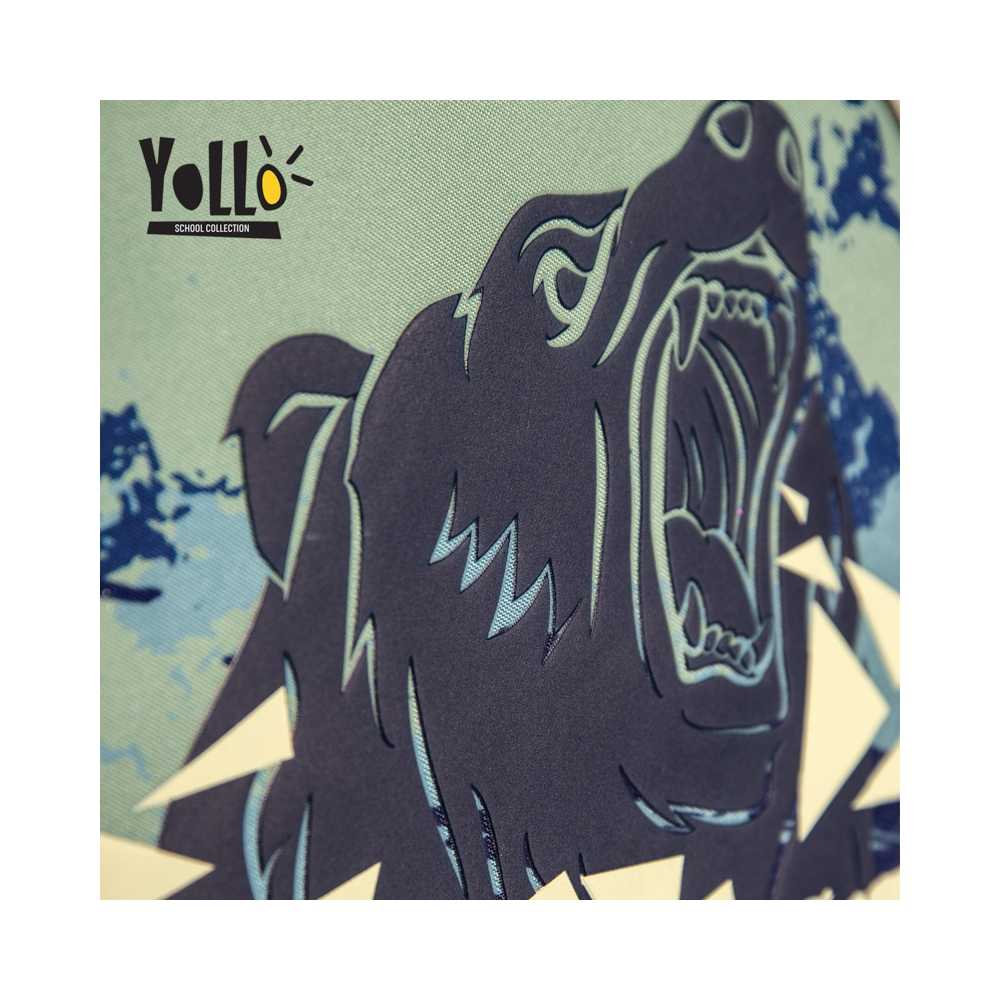 Ghiozdan anatomic WILD POWER, 38 cm - YOLLO - imagine 4