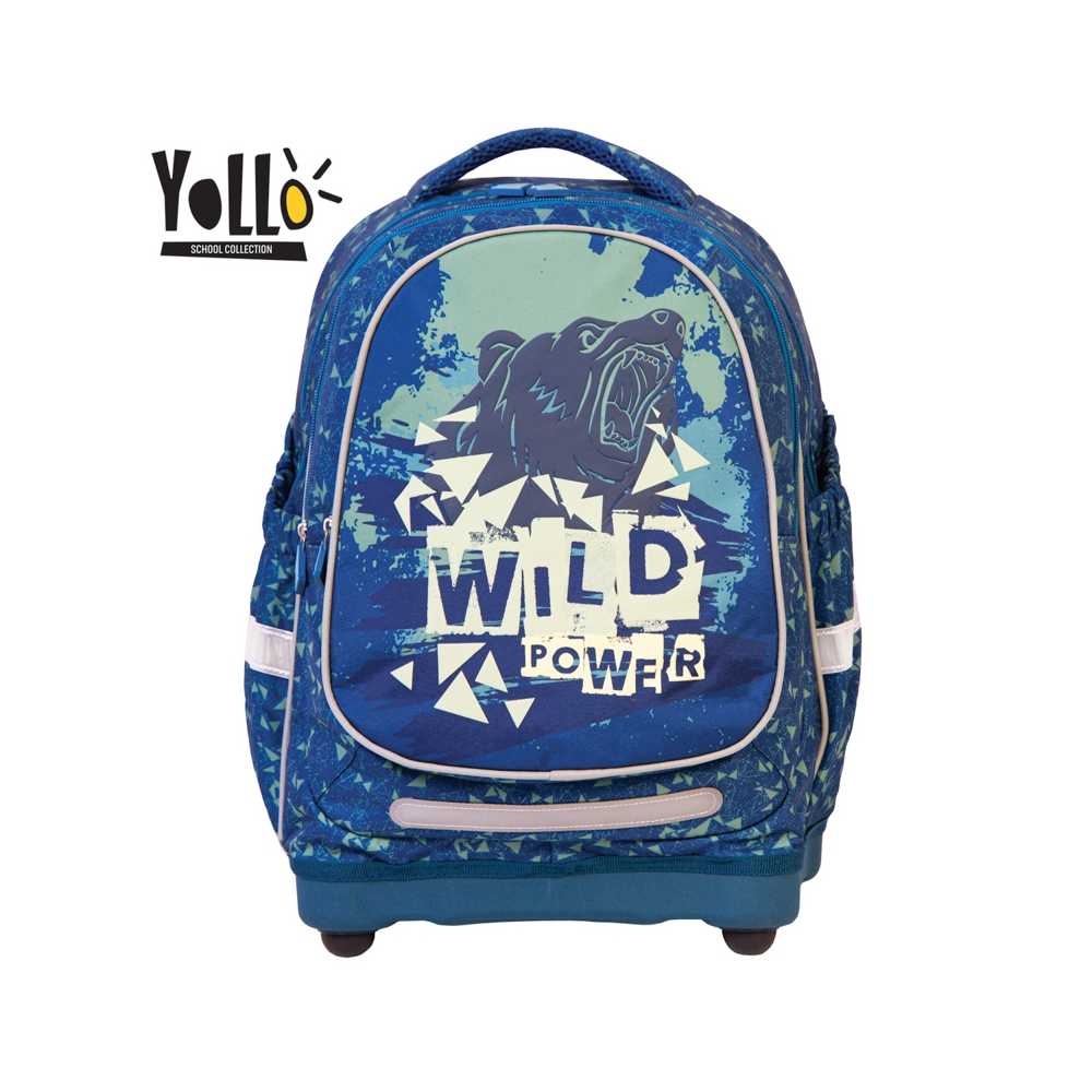 Ghiozdan anatomic WILD POWER, 38 cm - YOLLO