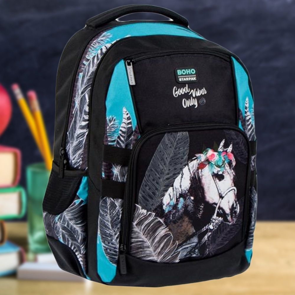 Ghiozdan Boho, 43,5x30x20cm - STARPAK - imagine 2