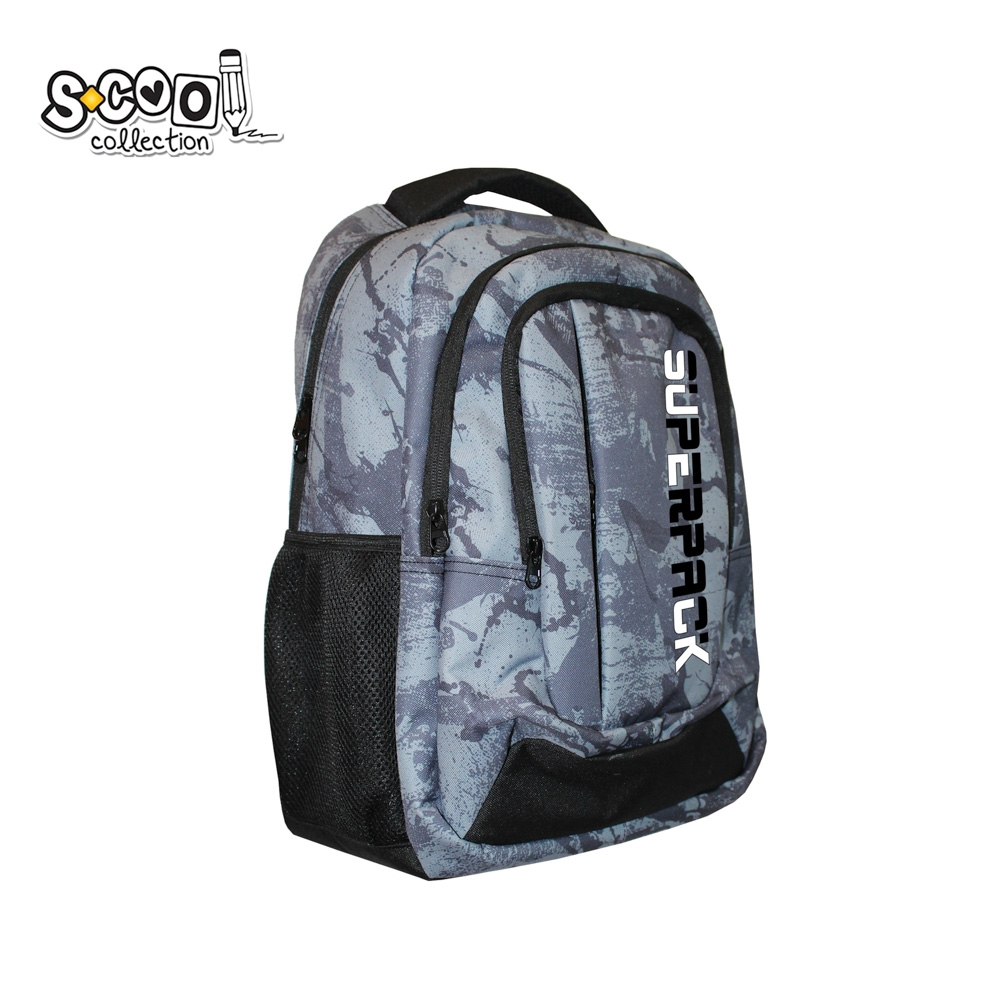 Ghiozdan compartiment laptop, SUPERPACK, 47x33x23 cm - S-COOL - imagine 3