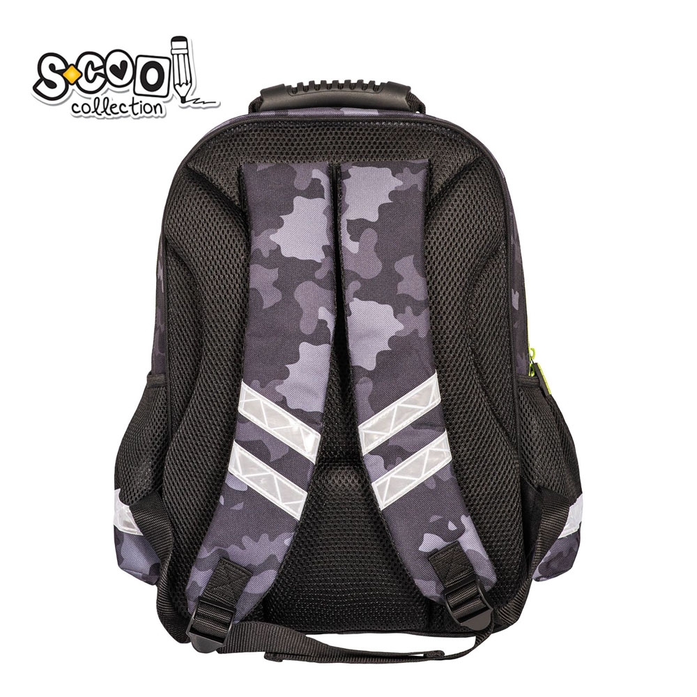 Ghiozdan ergonomic AIR FORCE, 40.5x29x13.5 cm - S-COOL - imagine 4