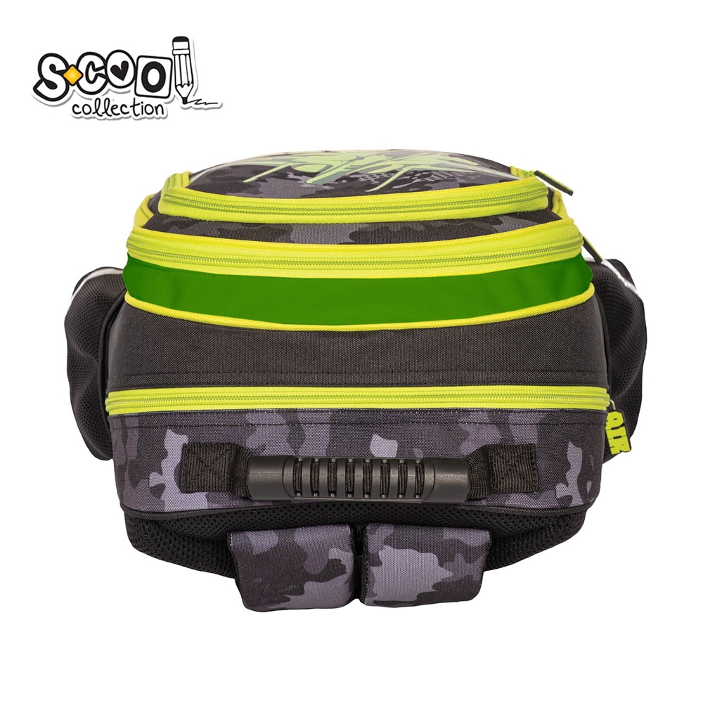 Ghiozdan ergonomic AIR FORCE, 40.5x29x13.5 cm - S-COOL - imagine 5