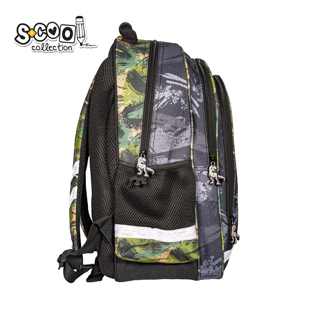 Ghiozdan ergonomic DINO, 40.5x29x13.5 cm - S-COOL - imagine 3