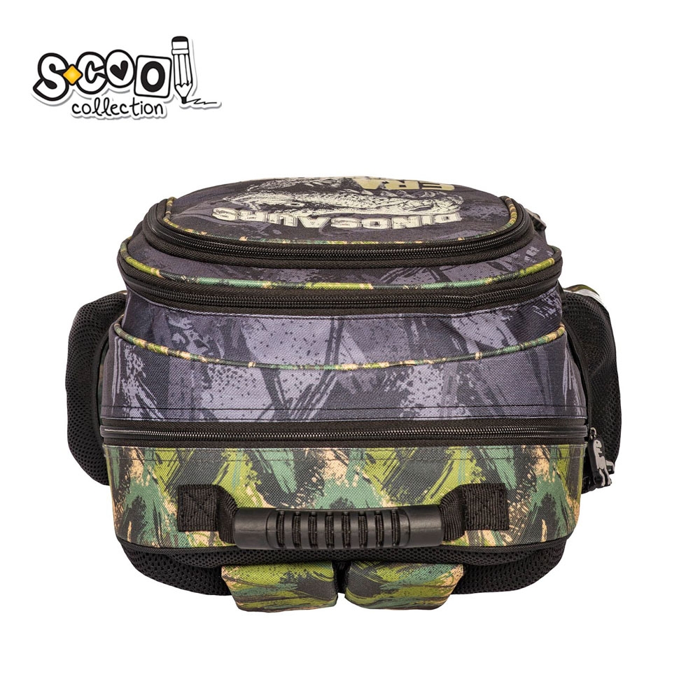 Ghiozdan ergonomic DINO, 40.5x29x13.5 cm - S-COOL - imagine 5