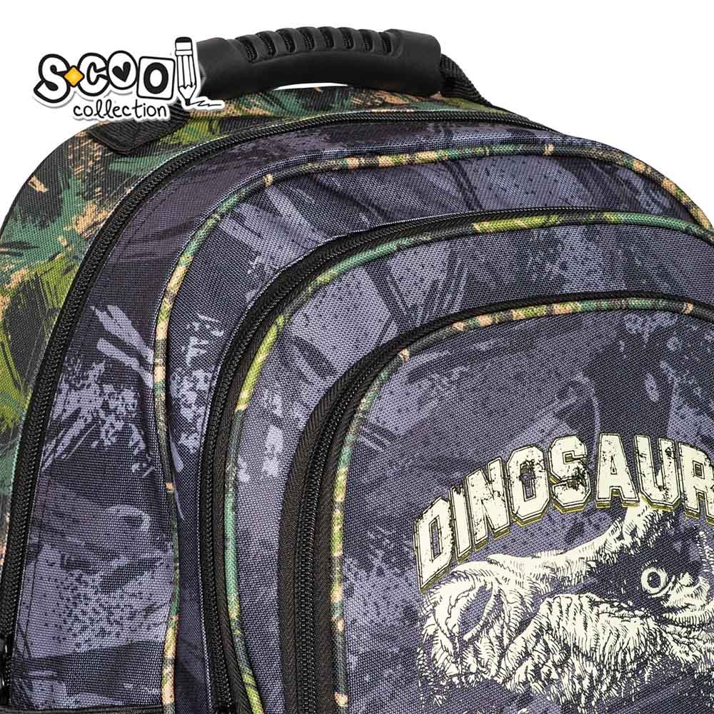 Ghiozdan ergonomic DINO, 40.5x29x13.5 cm - S-COOL - imagine 10