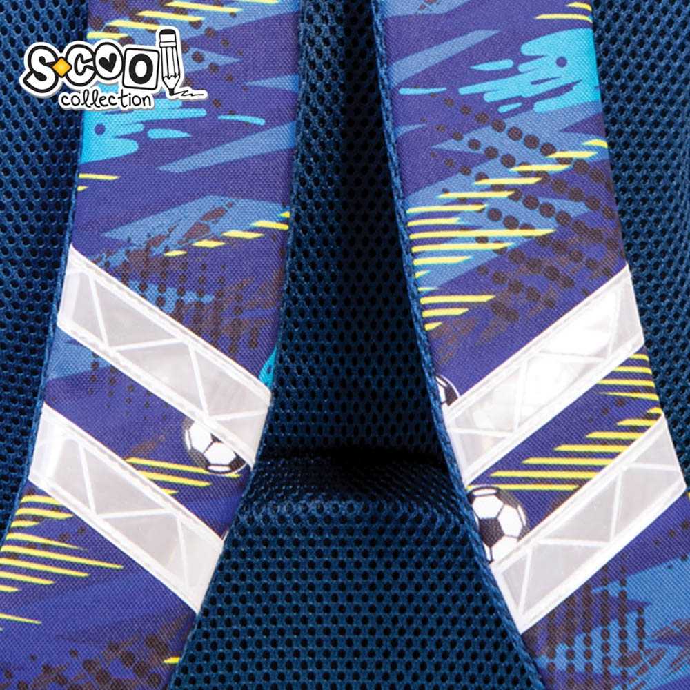 Ghiozdan ergonomic FOOTBALL, 38 cm - S-COOL - imagine 6