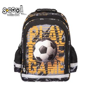 Ghiozdan ergonomic FOOTBALL, 40.5x29x13.5 cm - S-COOL