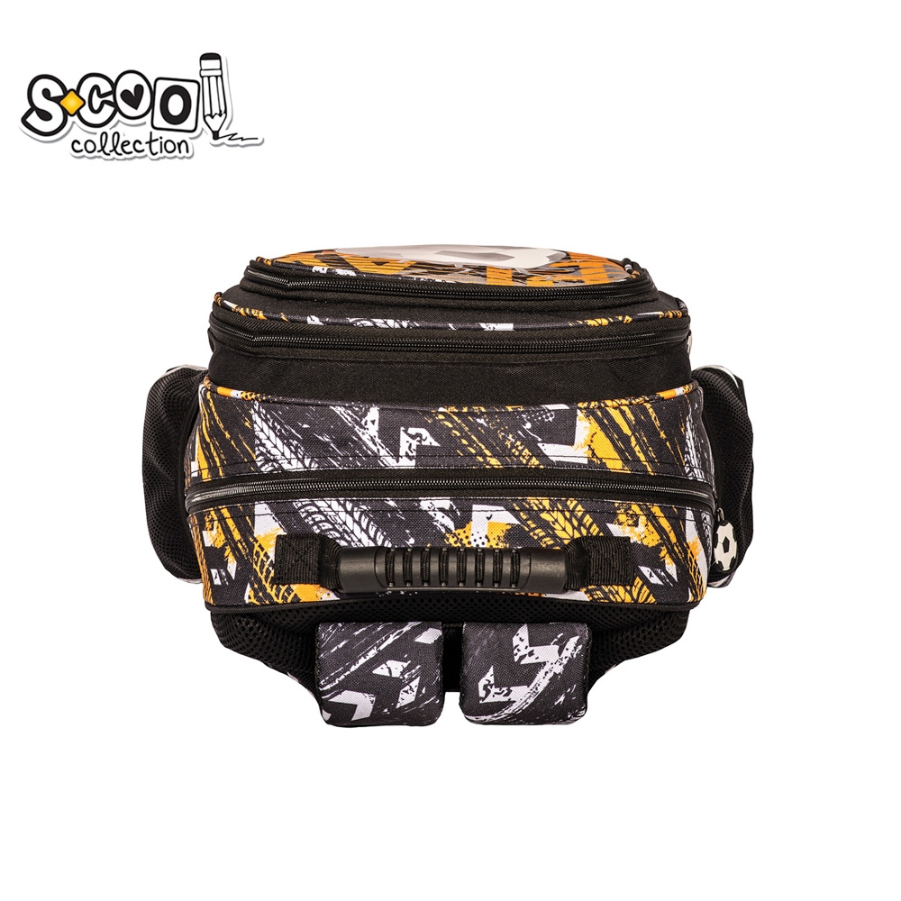 Ghiozdan ergonomic FOOTBALL, 40.5x29x13.5 cm - S-COOL - imagine 5