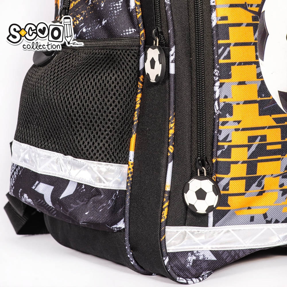 Ghiozdan ergonomic FOOTBALL, 40.5x29x13.5 cm - S-COOL - imagine 10