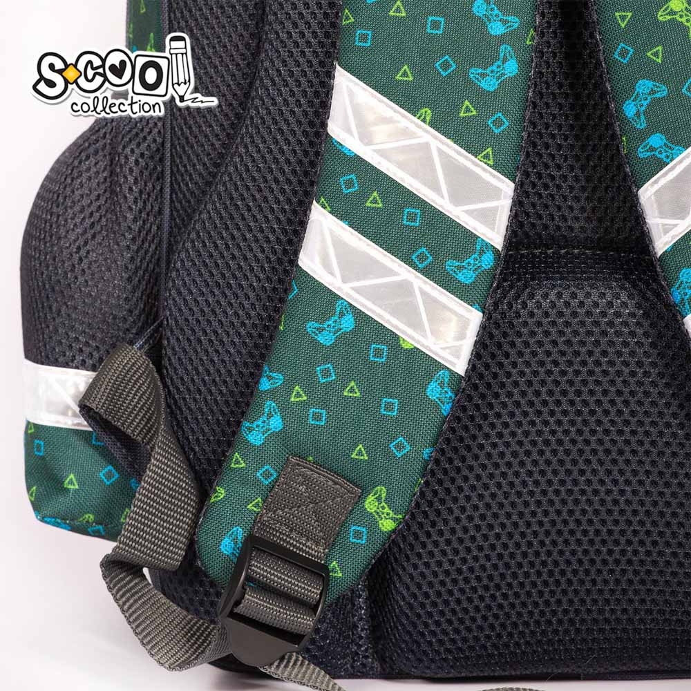 Ghiozdan ergonomic GAME, 40.5x29x13.5 cm - S-COOL - imagine 7