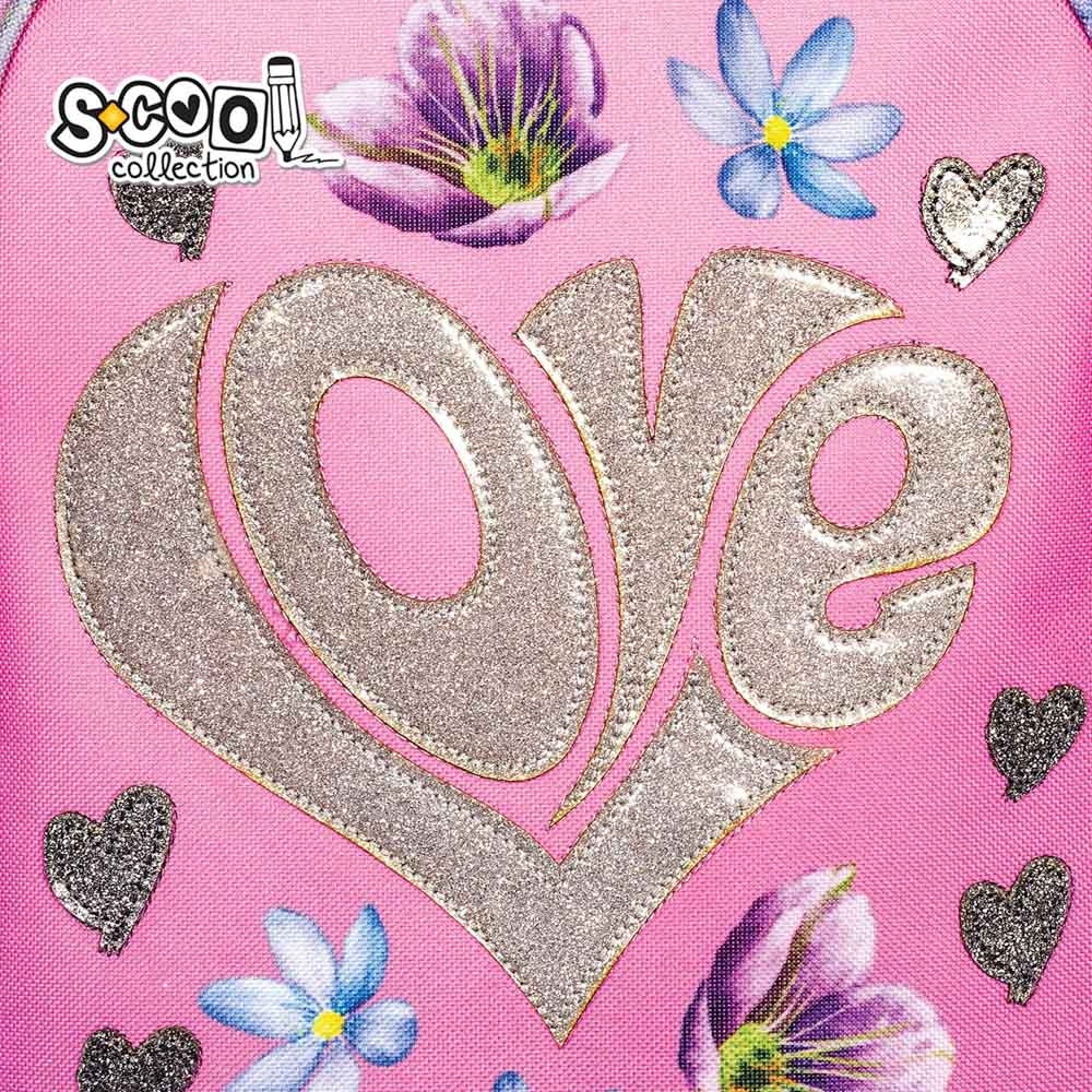 Ghiozdan ergonomic LOVE, 40.5x29x13.5 cm - S-COOL - imagine 13