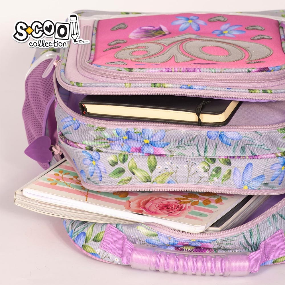 Ghiozdan ergonomic LOVE, 40.5x29x13.5 cm - S-COOL - imagine 9