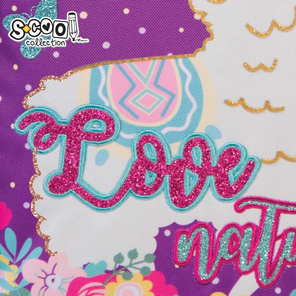 Ghiozdan ergonomic LOVE NATURE, 38 cm - S-COOL - imagine 4