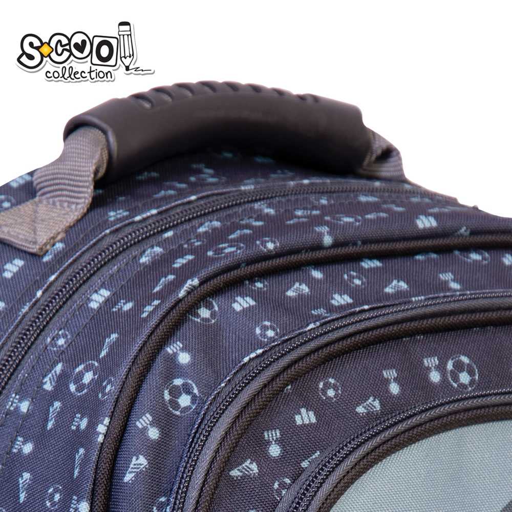 Ghiozdan ergonomic SOCCER, 38 cm - S-COOL - imagine 6