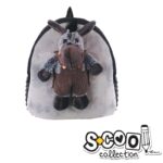 Ghiozdan gradinita BABY ANIMALS DONKEY, 30x23x8cm - S-COOL