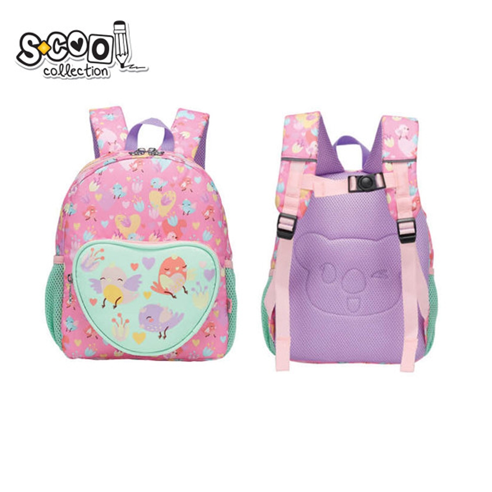 Ghiozdan gradinita BIRDS, 31x24x9 cm - S-COOL