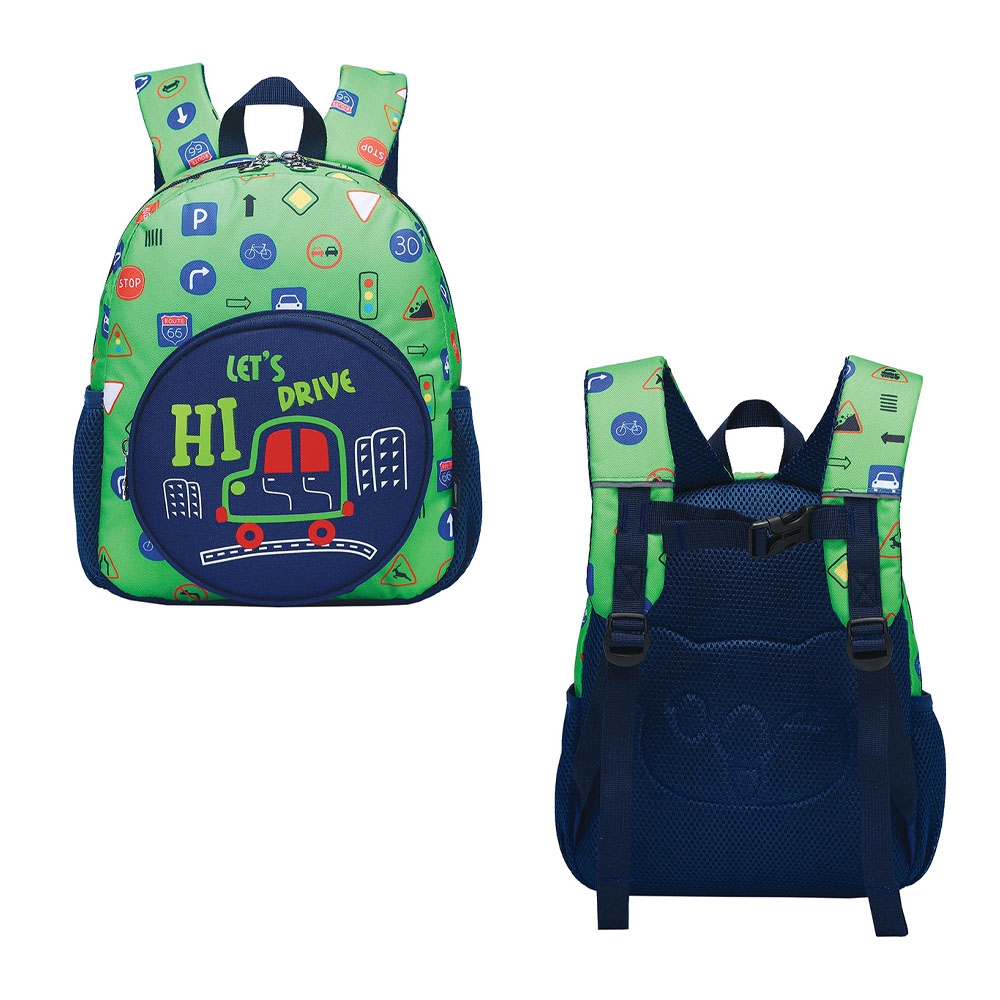 Ghiozdan gradinita LET DRIVE, 33x27x15 cm - S-COOL - imagine 3