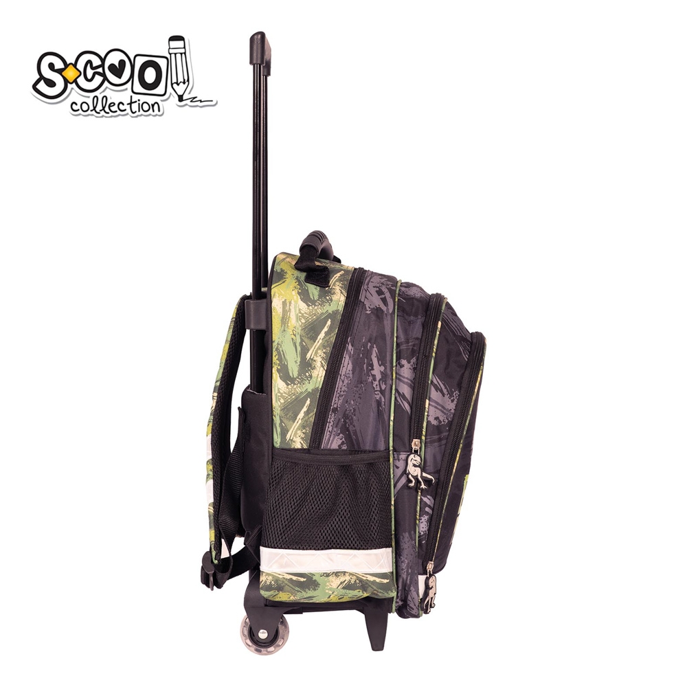 Ghiozdan trolley DINO, 38x29x14 cm - S-COOL - imagine 3