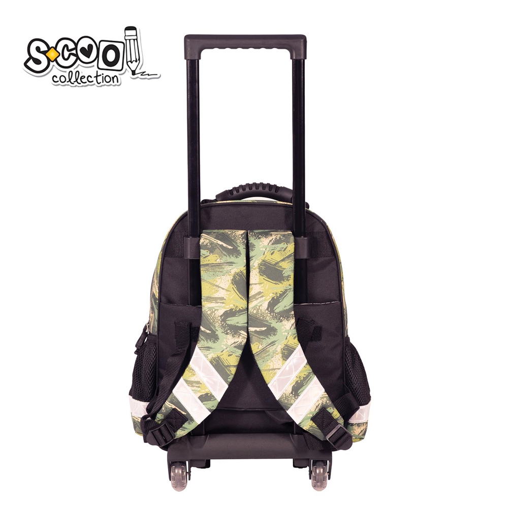 Ghiozdan trolley DINO, 38x29x14 cm - S-COOL - imagine 4