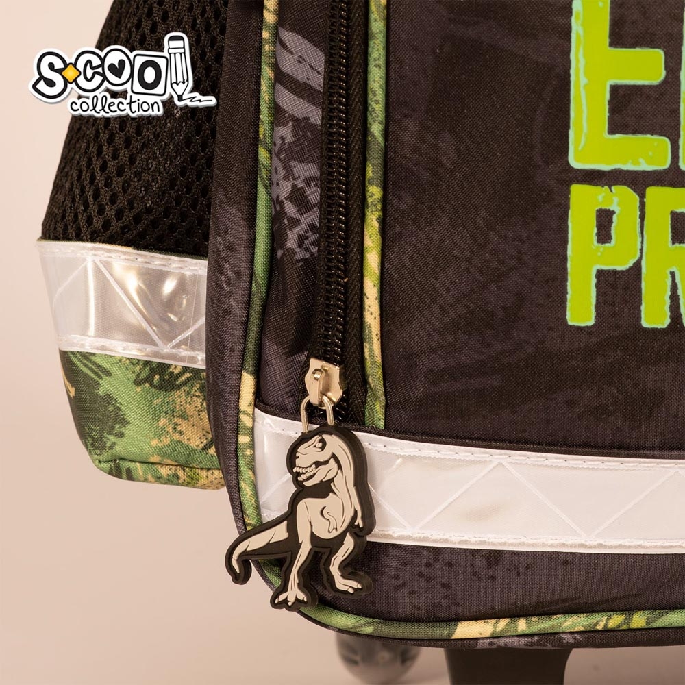 Ghiozdan trolley DINO, 38x29x14 cm - S-COOL - imagine 5