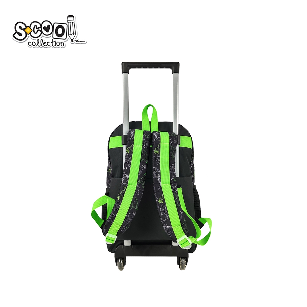 Ghiozdan trolley DINOSAURS, 45x32x16.5 cm - S-COOL - imagine 2