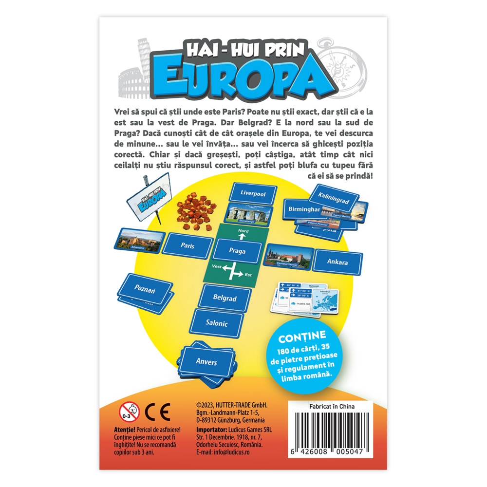 Joc educativ, Hai Hui prin Europa - HUCH - imagine 3