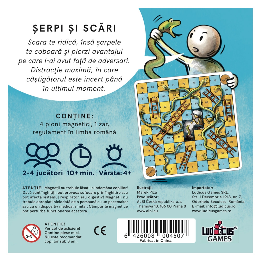 Joc magnetic - Serpi si scari - imagine 3