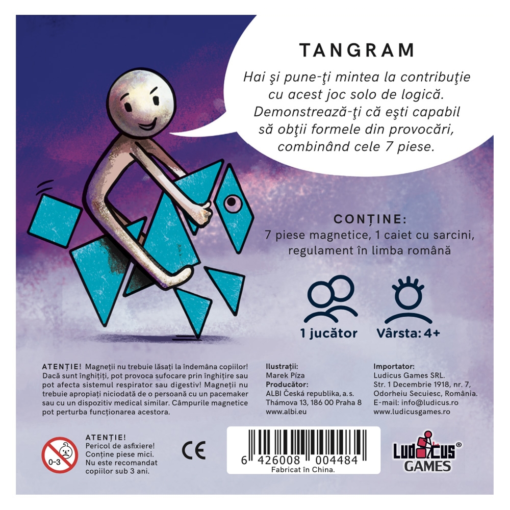 Joc magnetic - Tangram - imagine 4