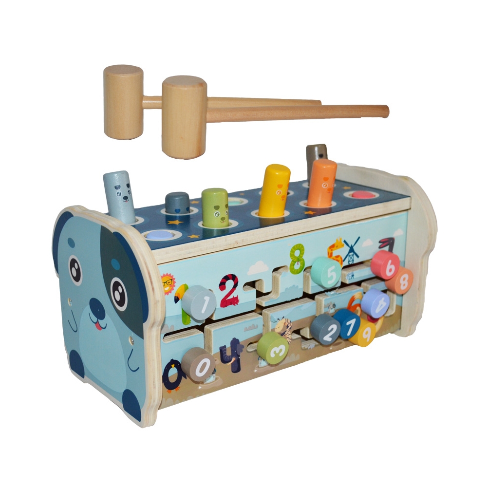 Jucarie 2 in 1, din lemn - imagine 2